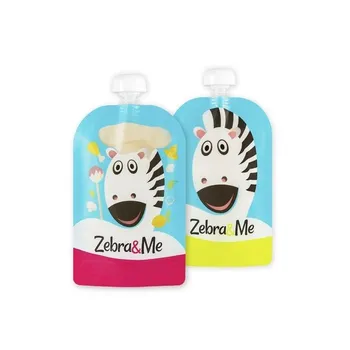 Zebra&Me kapsičky na opakované použitie 2ks 1×2 ks, kapsičky na jedlo
