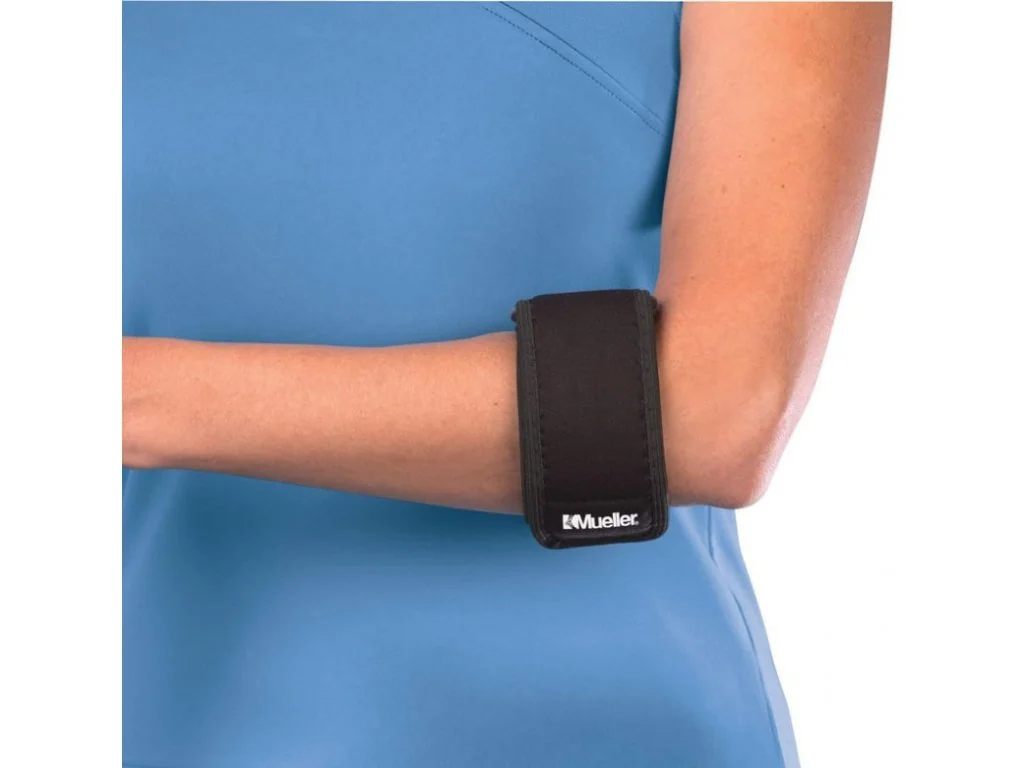 Mueller Tennis Elbow Support, bandáž na lakeť 1×1 ks, bandáž na lakeť