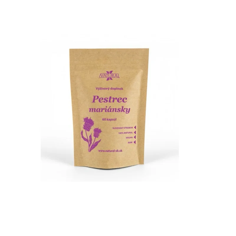 Pestrec mariánsky - 200 mg - 60 kapsúl