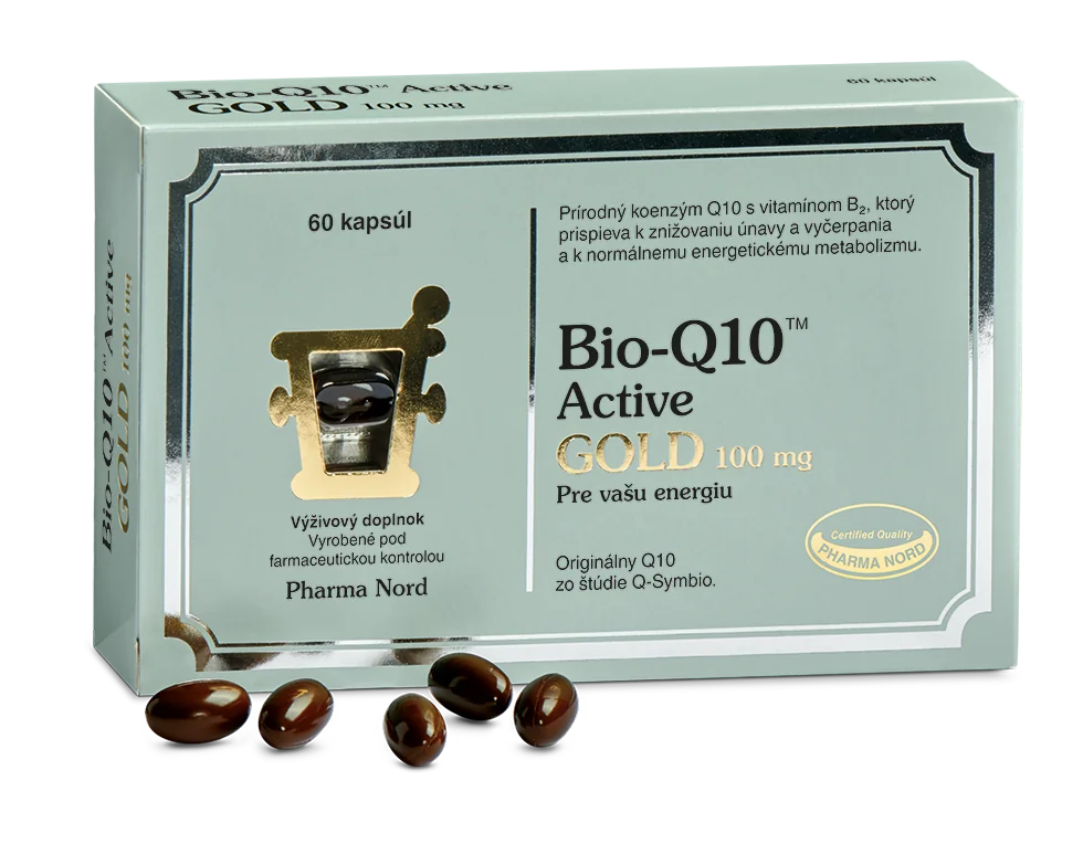 PHARMA NORD Q10 ACTIVE GOLD 60 cps 1×60 cps, výživový doplnok