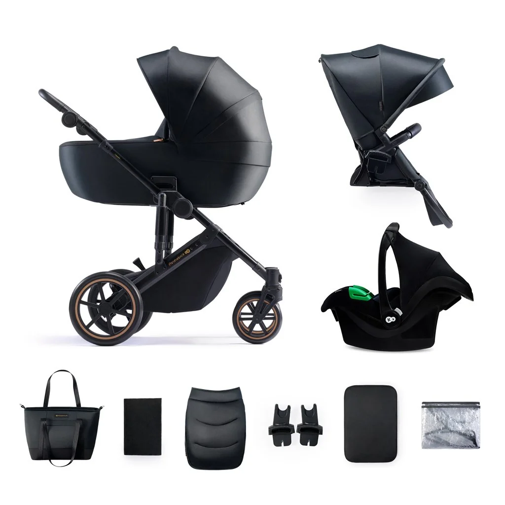 Kinderkraft Select PRIME 2 detský kočík 3v1 Venezian Black