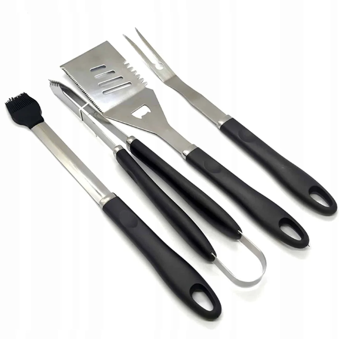 MG Grill Tools príslušenstvo na grilovanie, čierne / strieborné