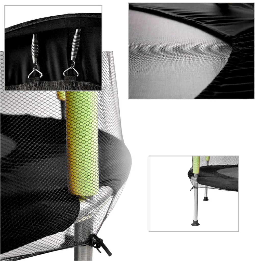 Záhradná trampolína 140 cm so sieťou – 6 nôh, 36 pružín (6+)