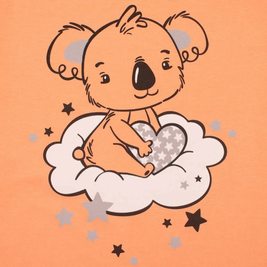 Detské letné pyžamko New Baby Dream lososové 74 (6-9m), 20C42820