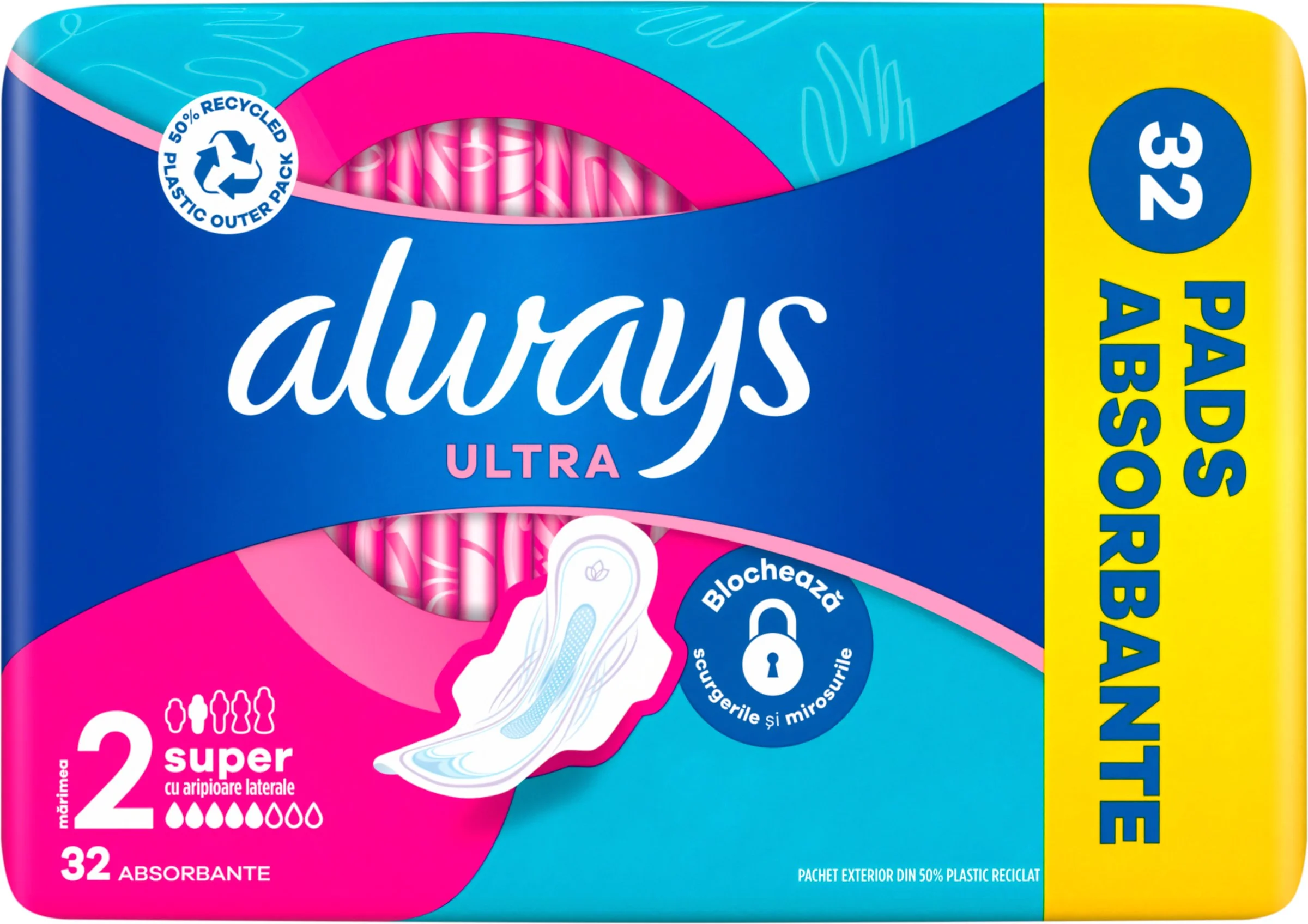 Always Ultra Quattro 32ks Super Plus 1×32 ks