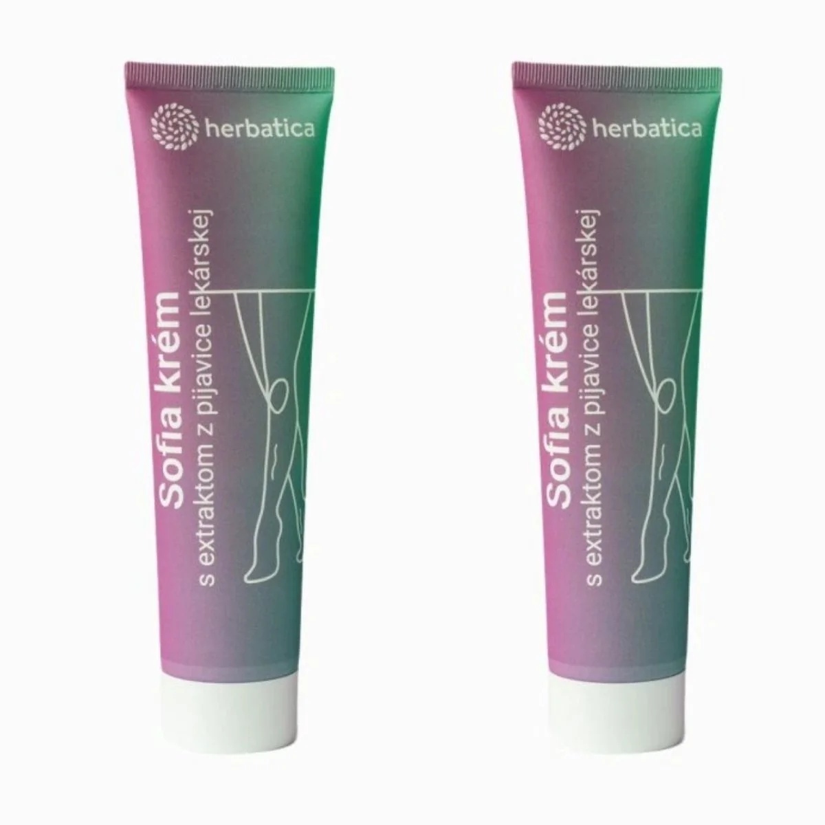 Zvýhodnené dvojbalenie: 2 x Sofia krém na kŕčové žily s extraktom z pijavice lekárskej - 150 ml - Herbatica