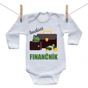 Boodyy Body s dlhým rukávom Budúci finančník Veľkosť: 92