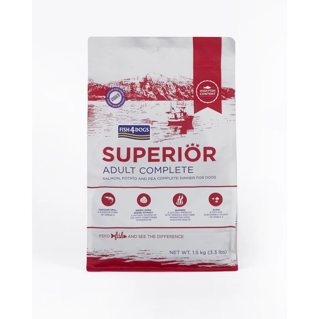 Granule veľké pre dospelých psov Superior losos so zemiakmi 1,5 kg