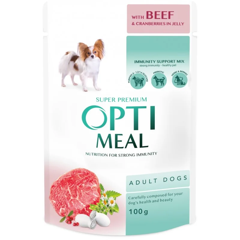 OPTIMEAL™ SET 3+1 №5 kapsičky pre dospelých psov 4x100g