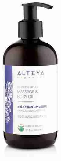 ALTEYA ORGANICS MASAZ TELO OLEJ RELAX LEVAND 250ML 1×250ml, masážný telový olej
