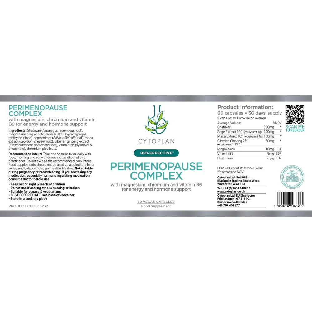 Cytoplan Komplex pre obdobie perimenopauzy, 60 kapsúl