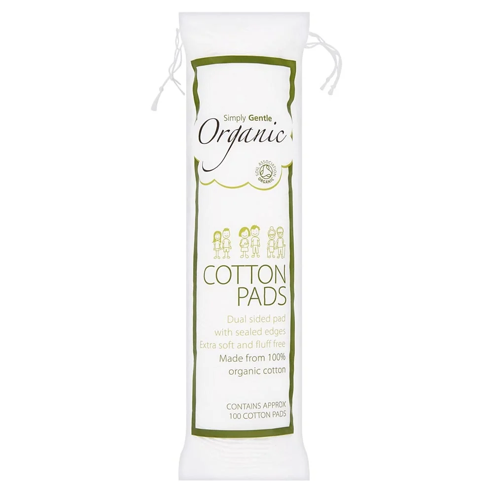 Simply Gentle Organické vatové vankúšiky 1×100 ks, vatové vankúšiky