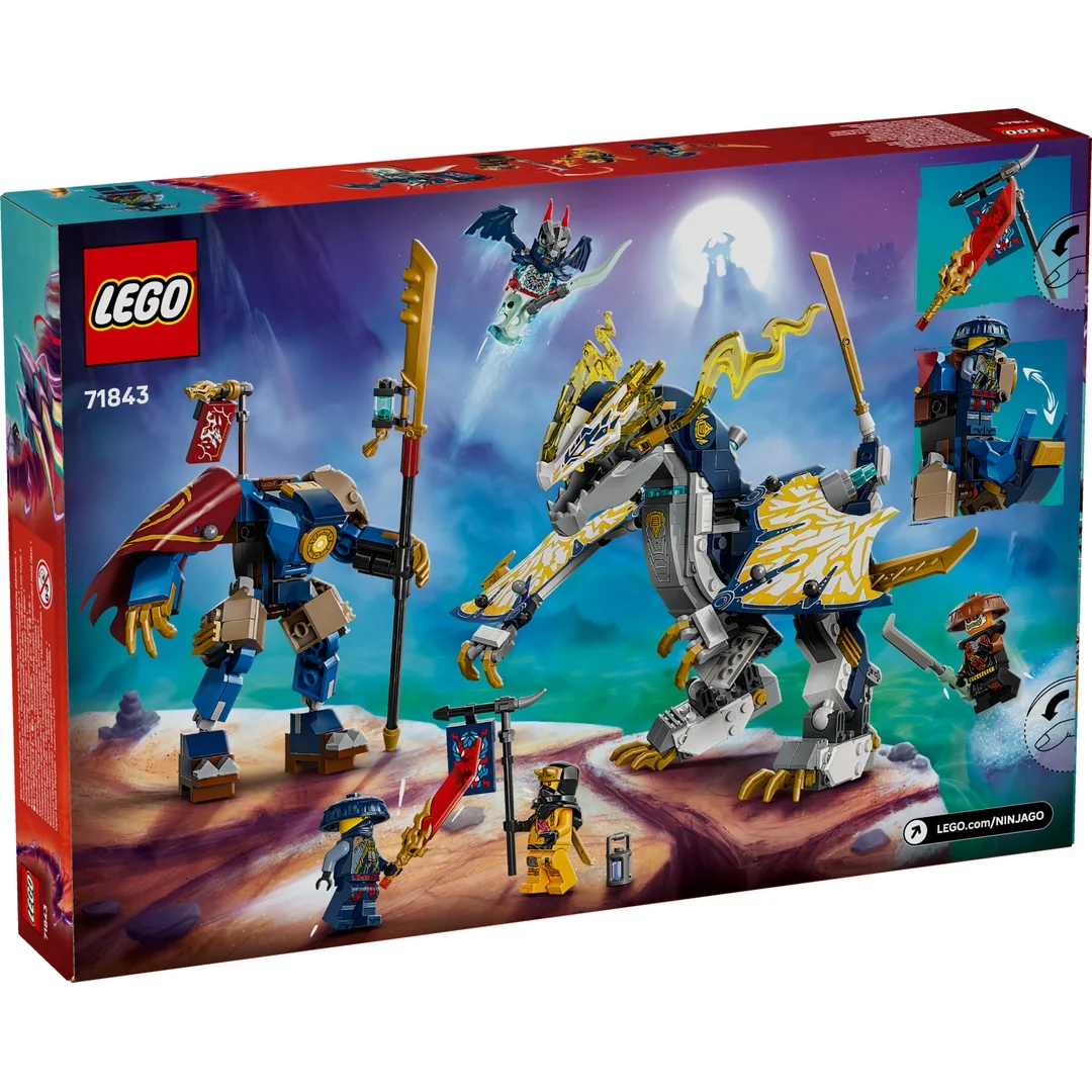 LEGO® NINJAGO® 71843 Rogue a robotický dračí jazdec