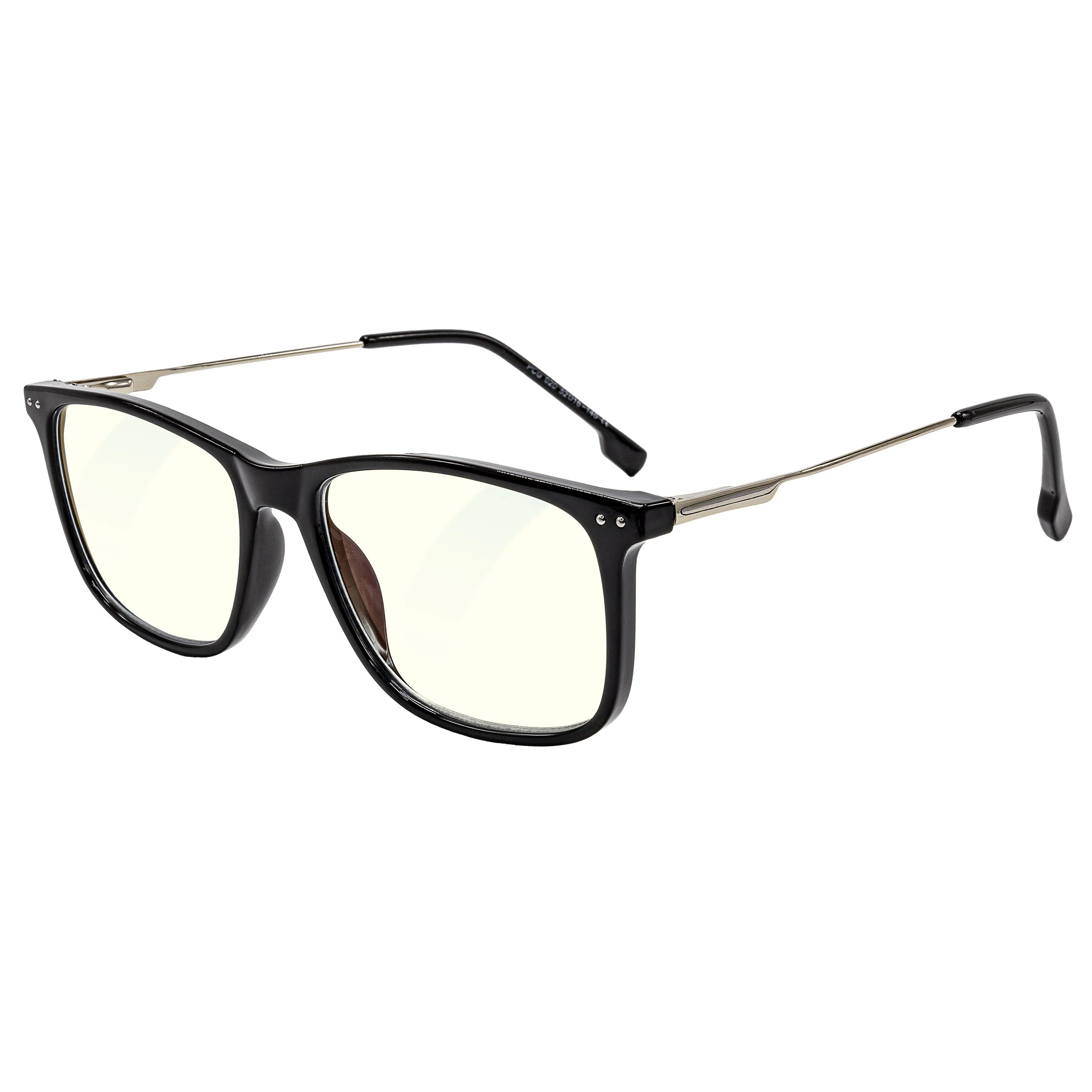Okuliare na Počítač PCG020 čierno/strieborný kovový rám +0,5