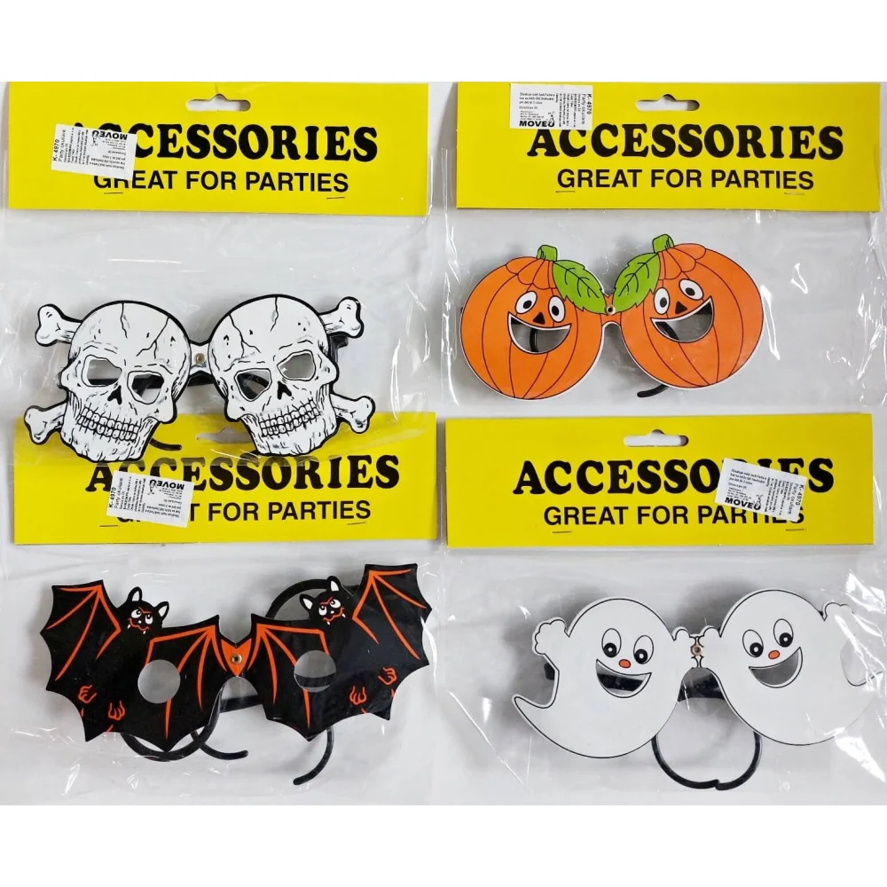 Strašidelné okuliare na HALLOWEEN 4ks-MOVEO