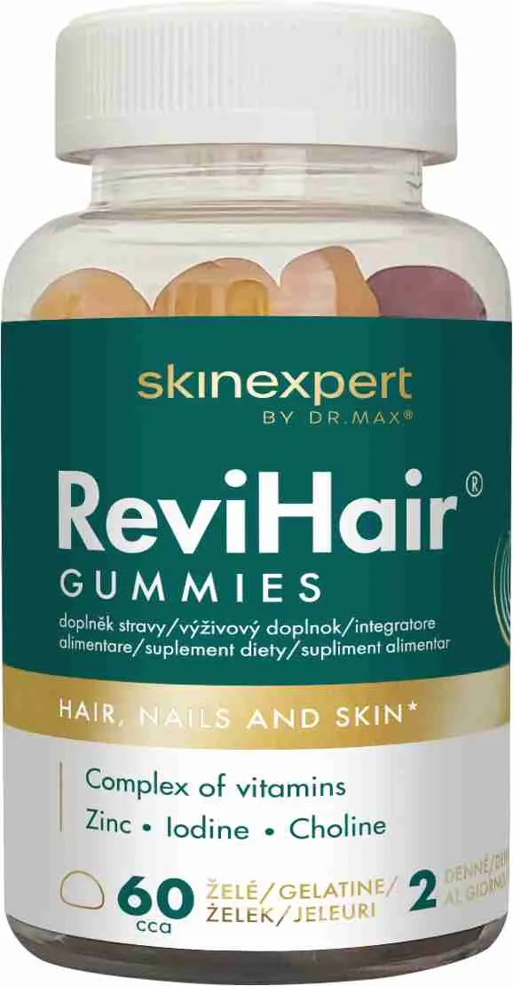 Skinexpert by Dr. Max ReviHair® Gummies 1×60, želé