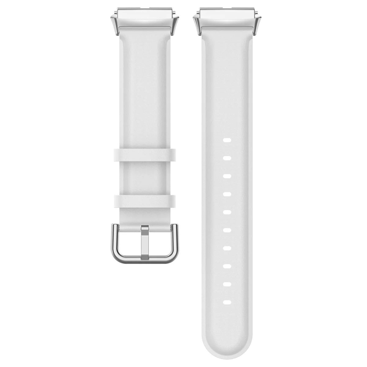BStrap Leather remienok na Xiaomi Redmi Watch 3 Active / Lite white