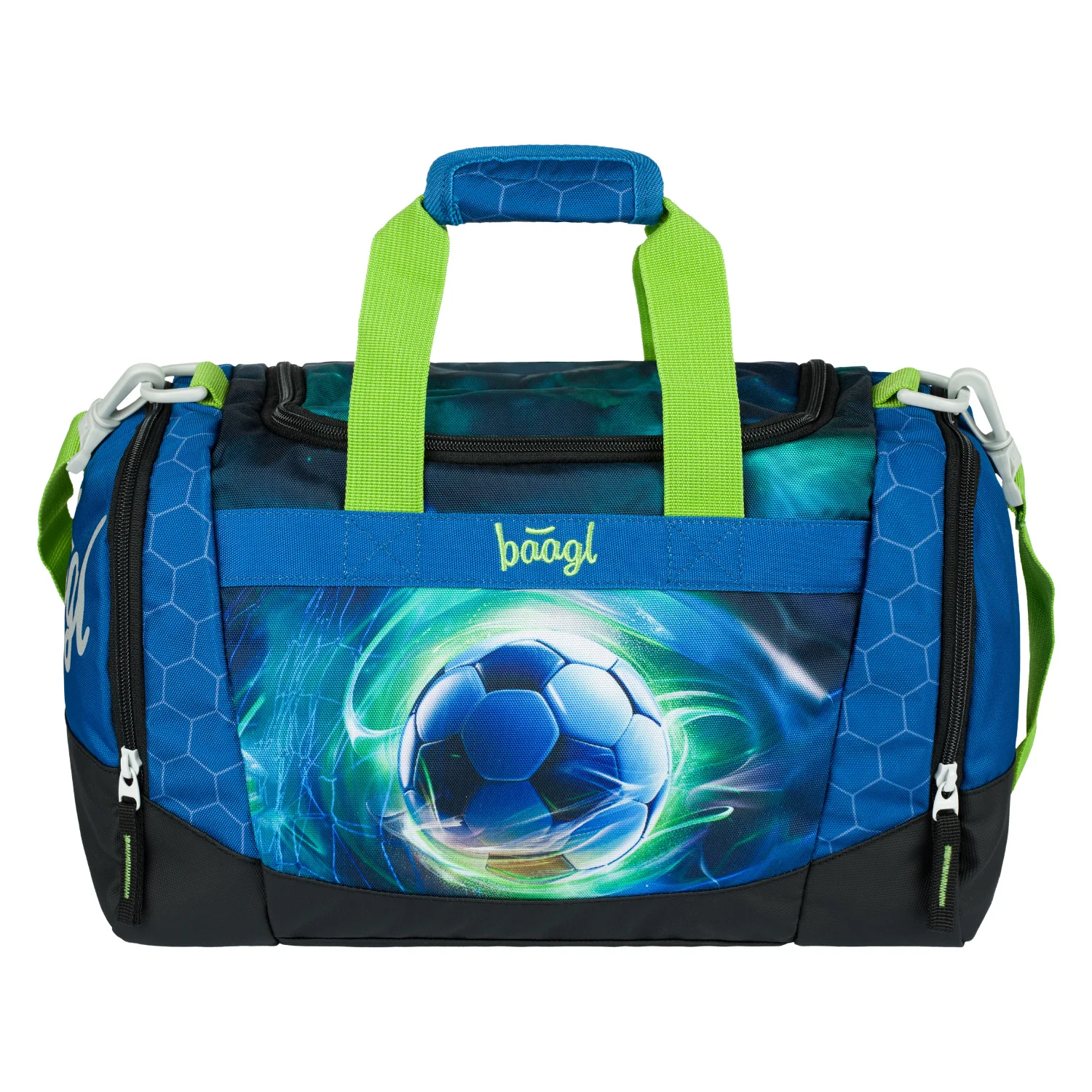 Baagl Detská športová taška Futbal Lopta s vreckom na obuv 40x25x20 cm