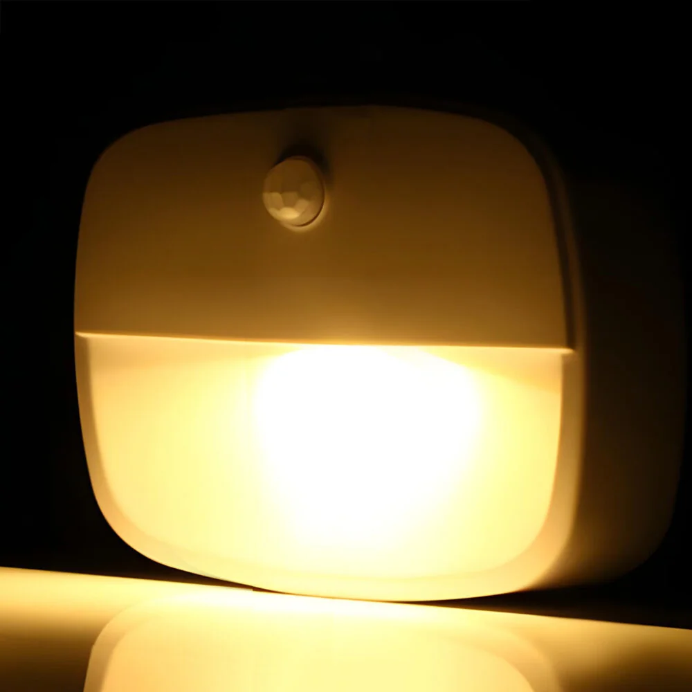 MG ZN07 LED bezdrôtová nočná lampa so snímačom pohybu, biela