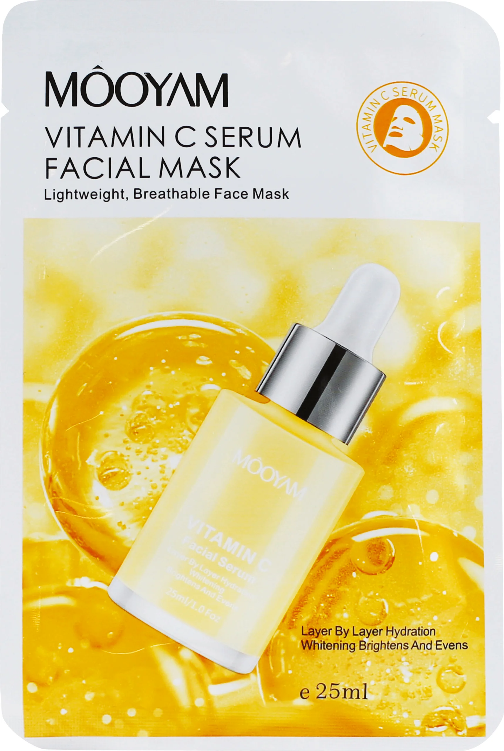 Mooyam pleťová maska Vitamin C Serum 1×25 ml, pleťová maska