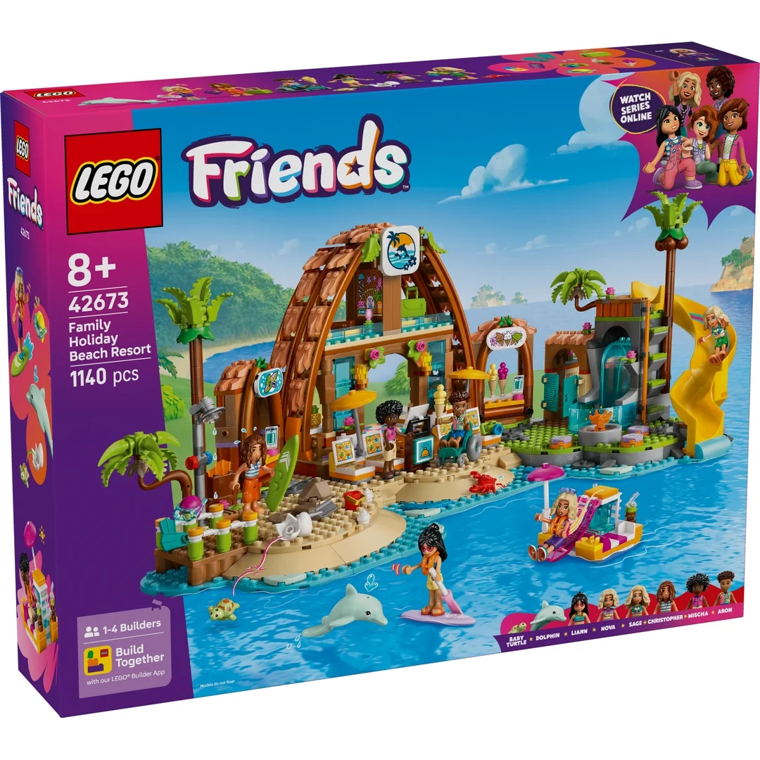 LEGO® Friends 42673 Rodinná dovolenka na pláži