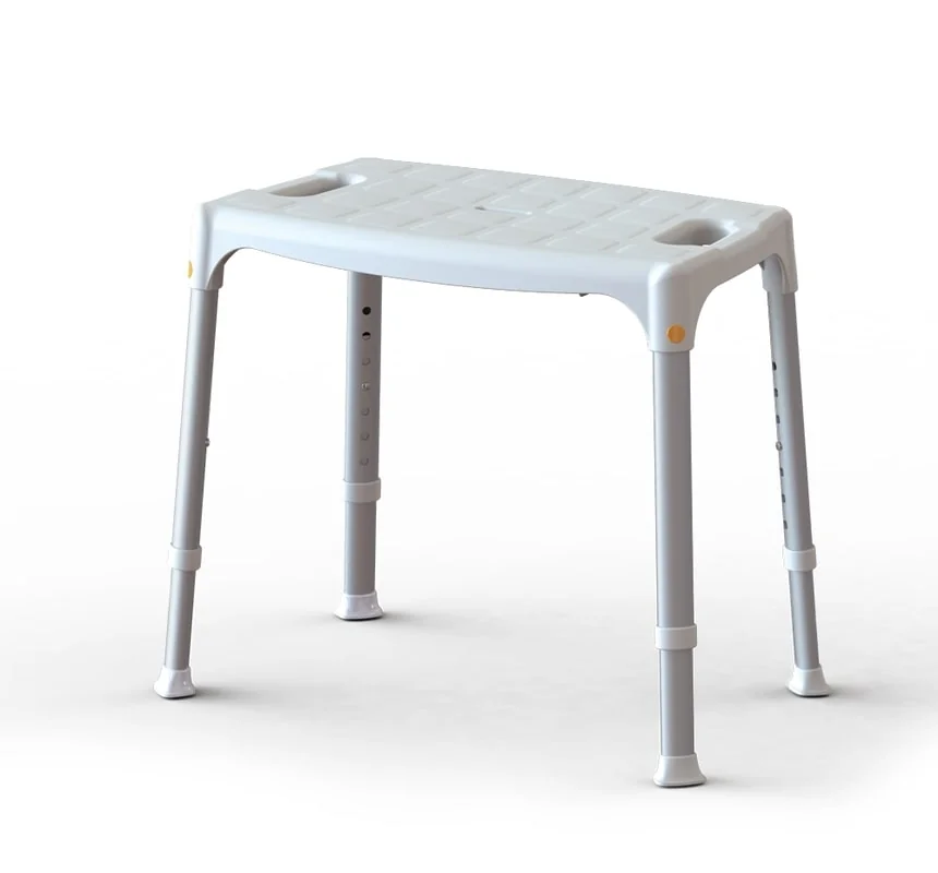 Výškovo nastaviteľná stolička do sprchy KING-SS-20, 39 - 54 cm