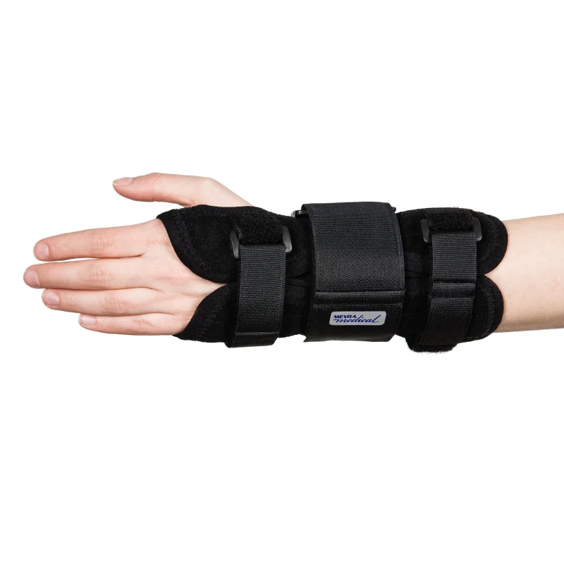 MEYRA Manu Medical stabilizačná ortéza zápästia bez palca ľavá čierna veľ. 1