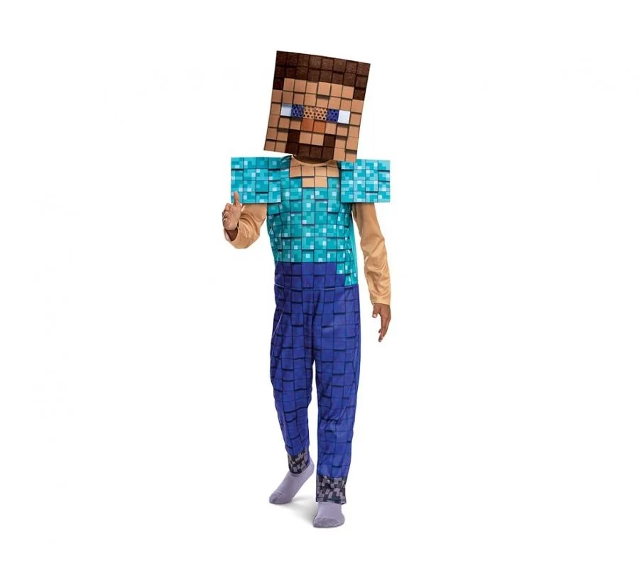 Detský kostým Minecraft Steve 4-6 rokov