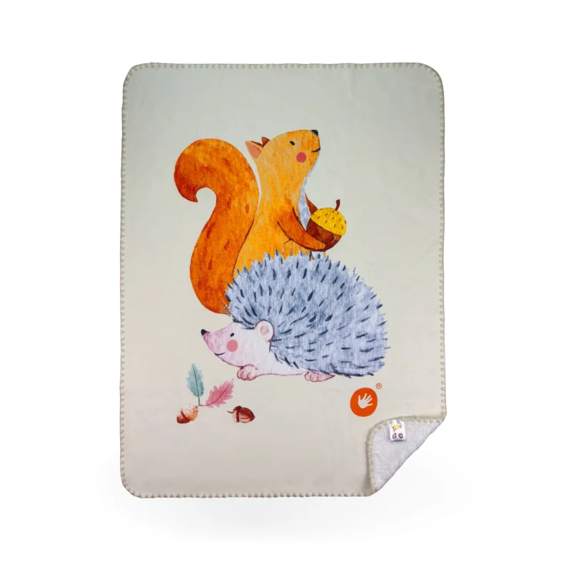 XKKO LUX Španielska detská deka - Squirrel, 75x100