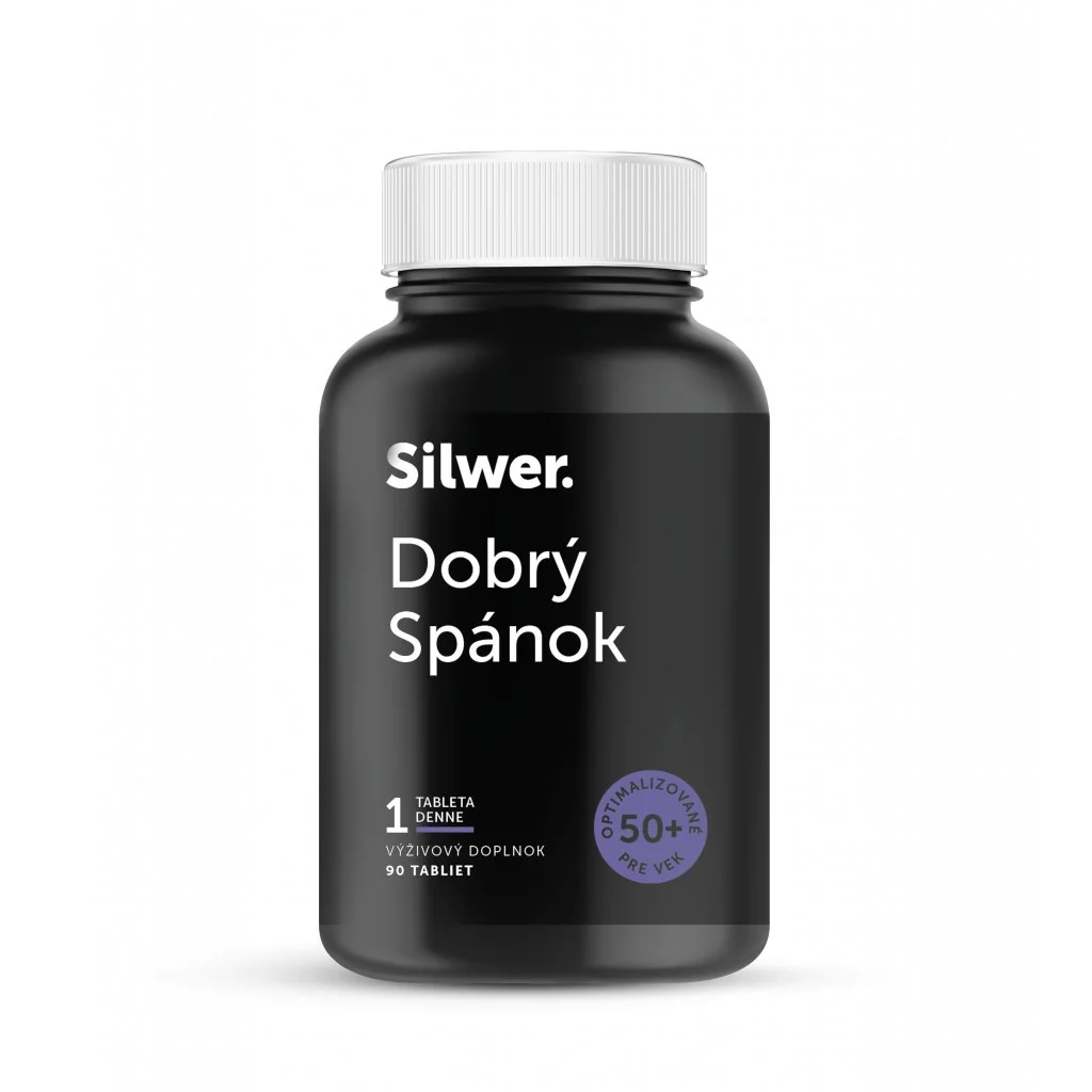 Silwer Dobrý spánok 90 tabliet. Rastlinné extrakty, prirodzený spánok.