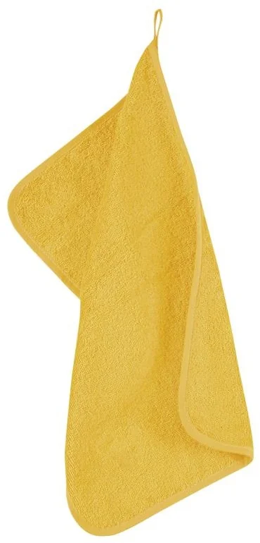Detský froté uterák 30x50 49/11 žltý 1×1 ks, uterák pre deti