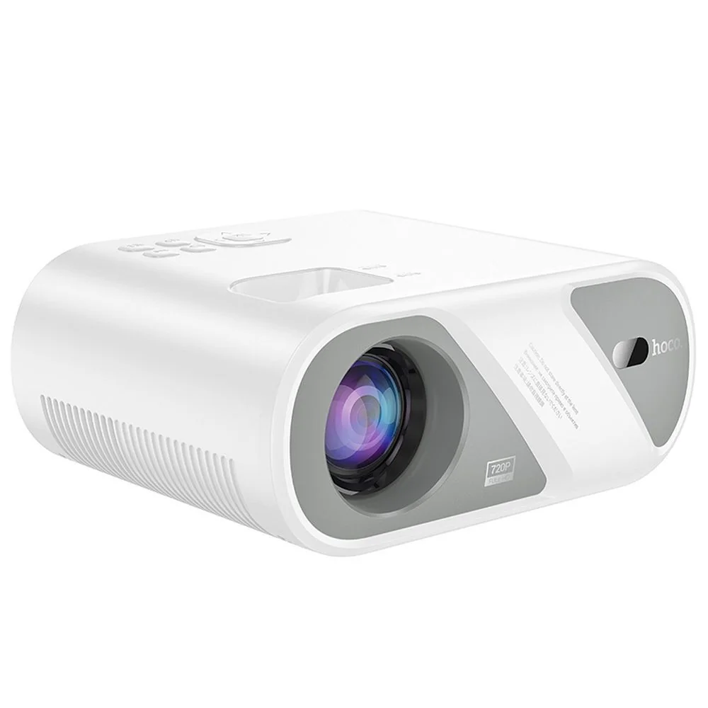 Hoco DT1 Bluetooth projektor Wi-Fi HD 720P, biely