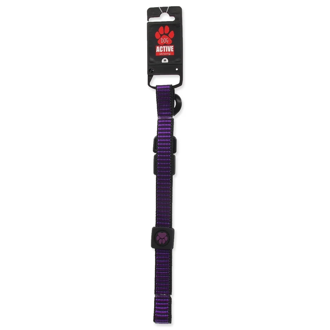 Vodítko Active Dog Strong M fialové 2x120cm