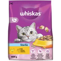 WHISKAS Granule Sterile s Kuracím 800G