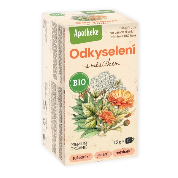 APOTHEKE BIO na Odkyslenie s nechtíkom 20/1,5g 20 ks