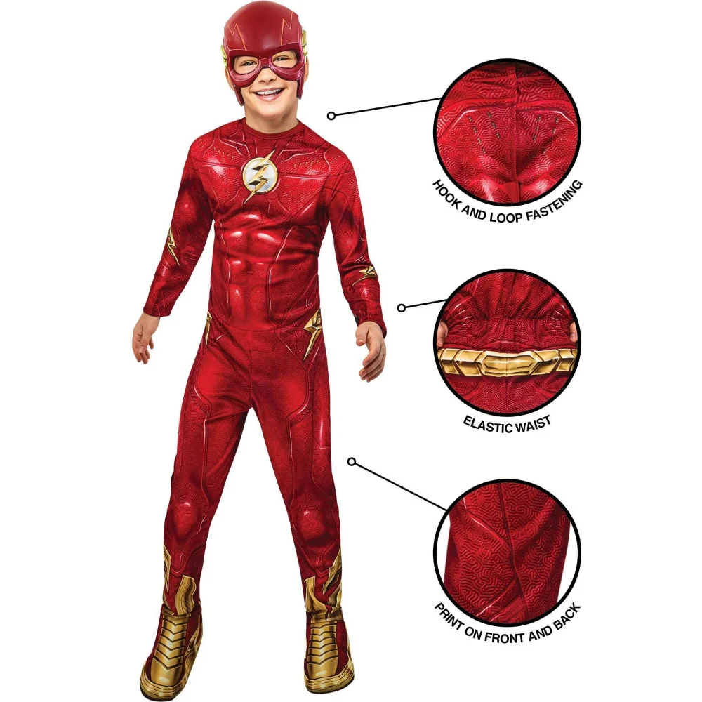 Blesk, The Flash, Karnevalový kostým 7-8 rokov-RUBIES