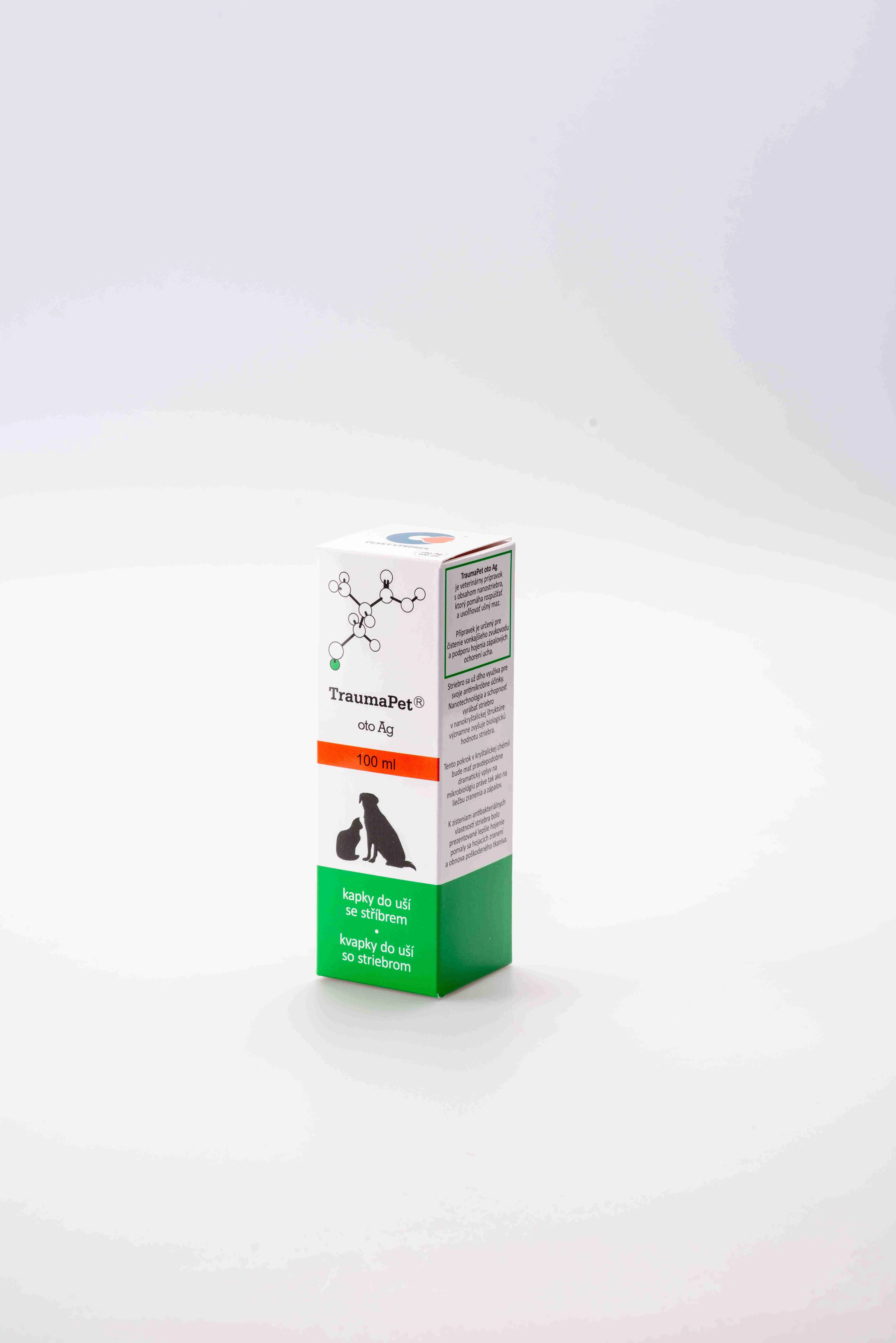 TraumaPet oto Ag 100 ml 1×100 ml, ušné kvapky