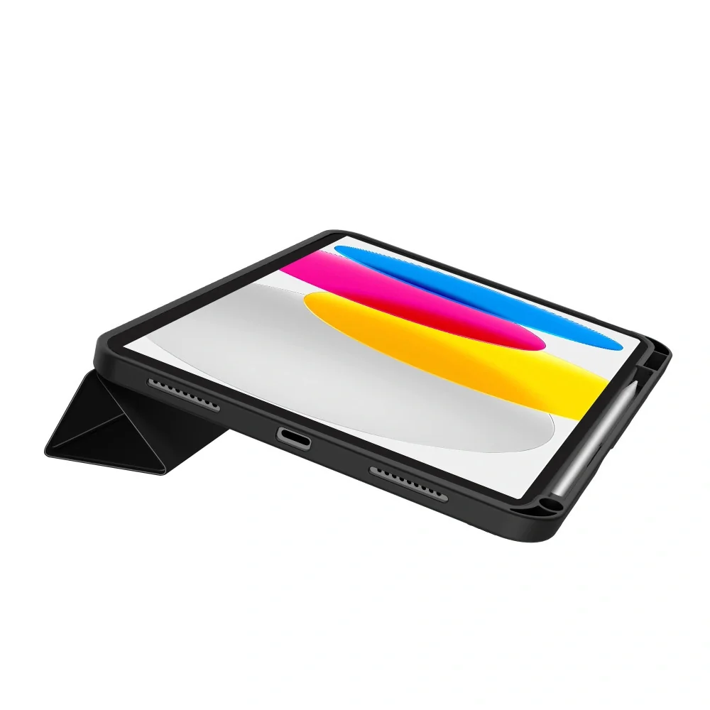 Tech-Protect SC Pen Origami puzdro na iPad 10.9'' 10gen 2022 / 11'' 11gen 2025, čierne gen 2025, čierne