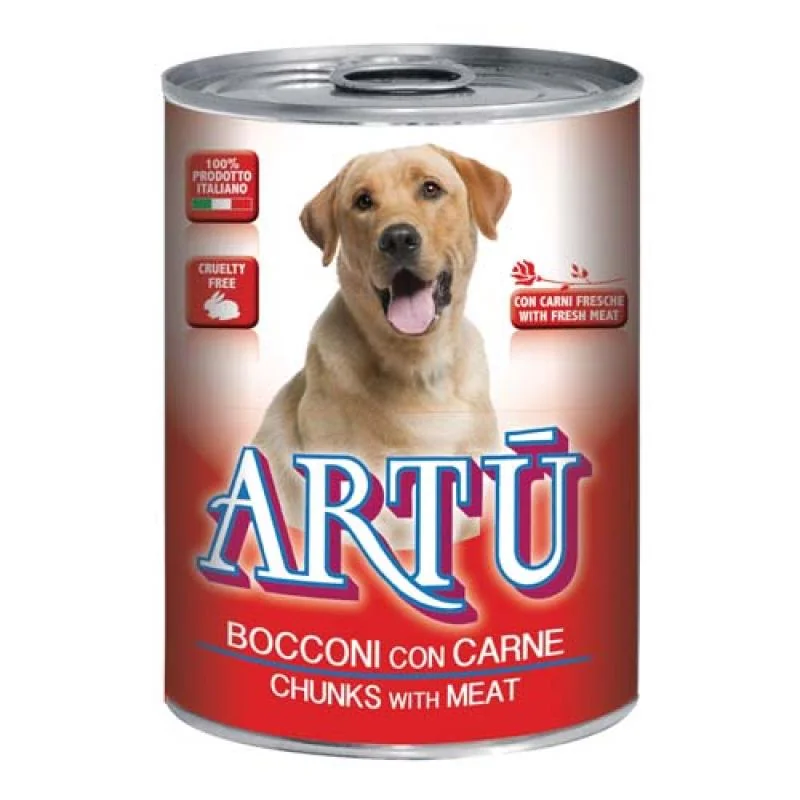 MONGE ARTÚ Chunks mäso 415g