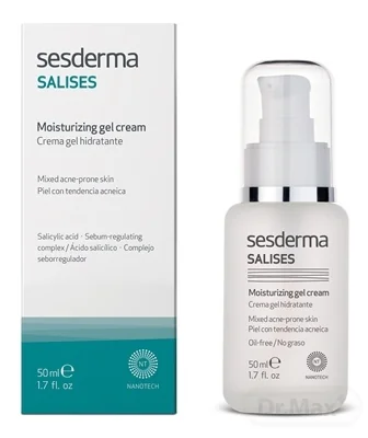sesderma SALISES Hydratačný gélový krém 1×50 ml, hydratačný gélový krém