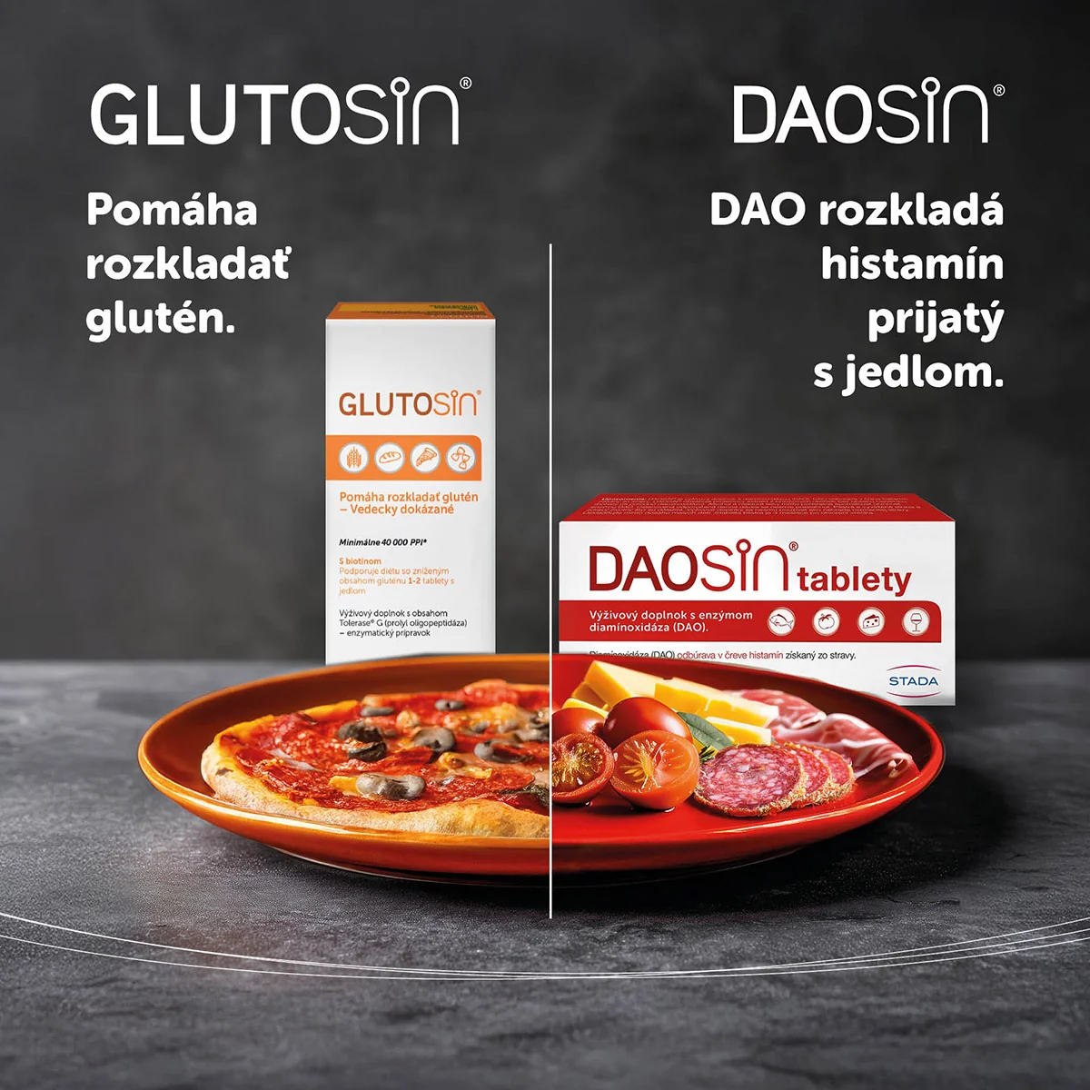Glutosin 1×60 tbl, výživový doplnok na trávenie gluténu