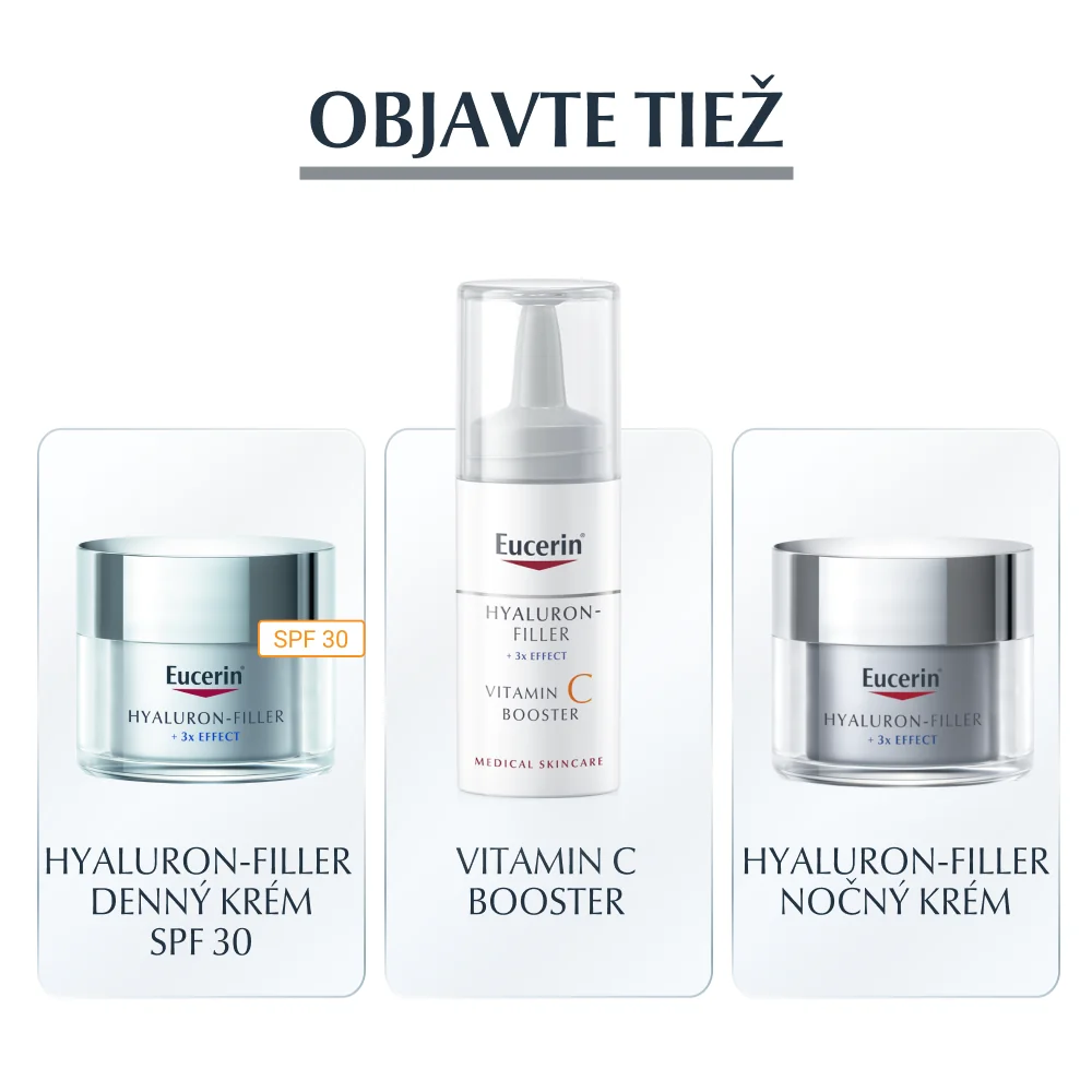Eucerin HYALURON-FILLER + 3x EFFECT Nočné obnovujúce & vypĺňajúce sérum 1×30 ml, obnovujúce a vypĺňajúce