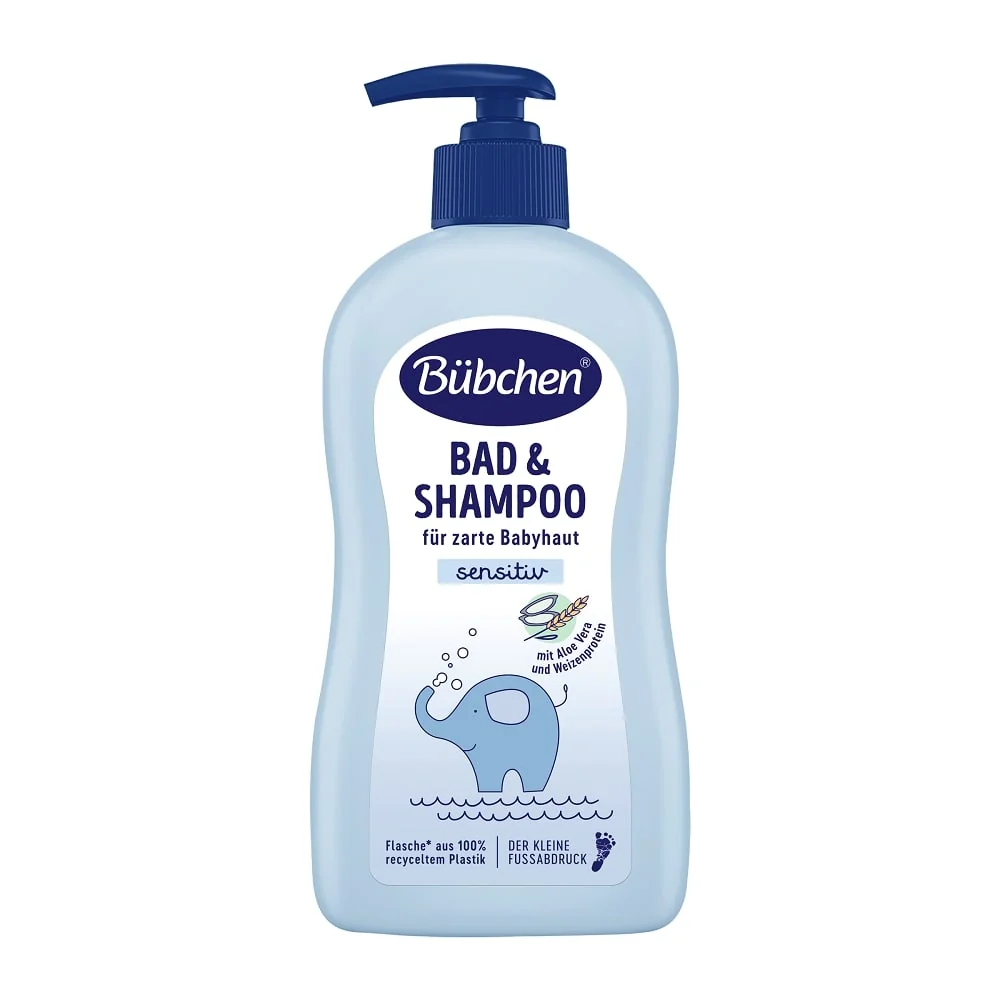 Bübchen Baby Kúpeľ & šampón 1×400 ml, detský kúpeľ + šampón