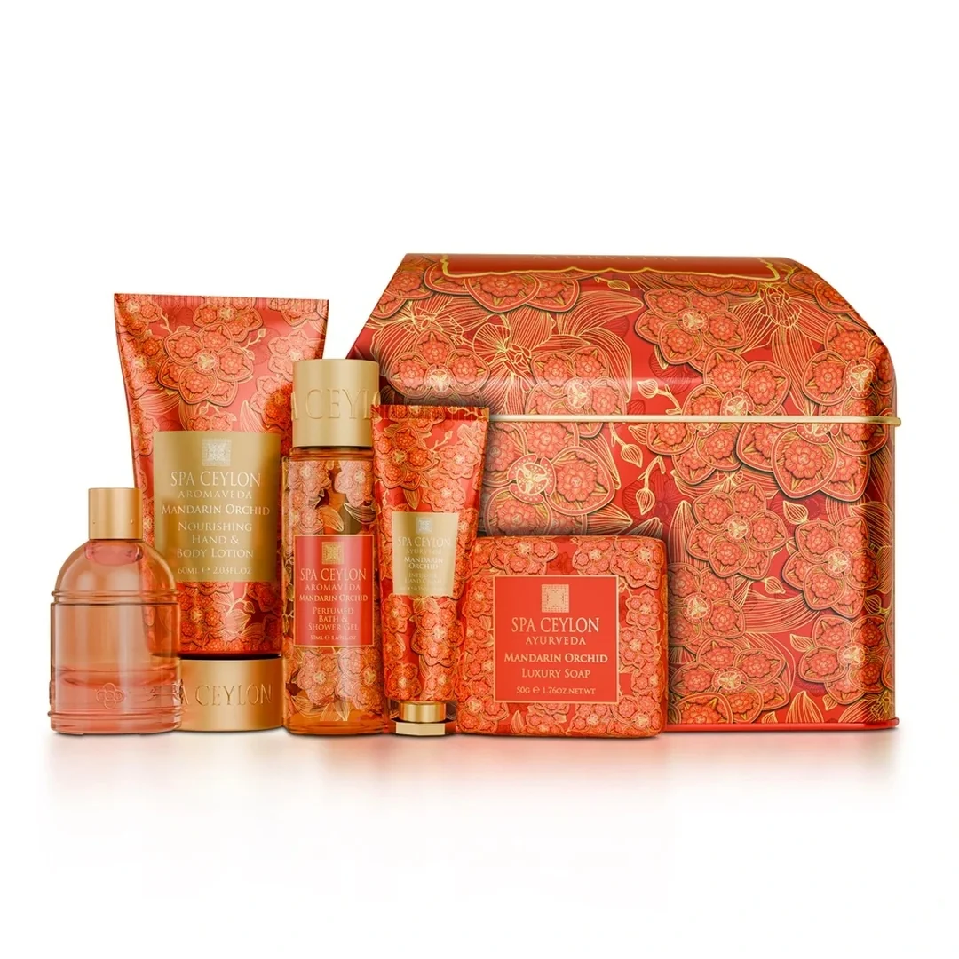 Kozmetická rozmaznávacia súprava - Mandarin Orchid Sada produktov