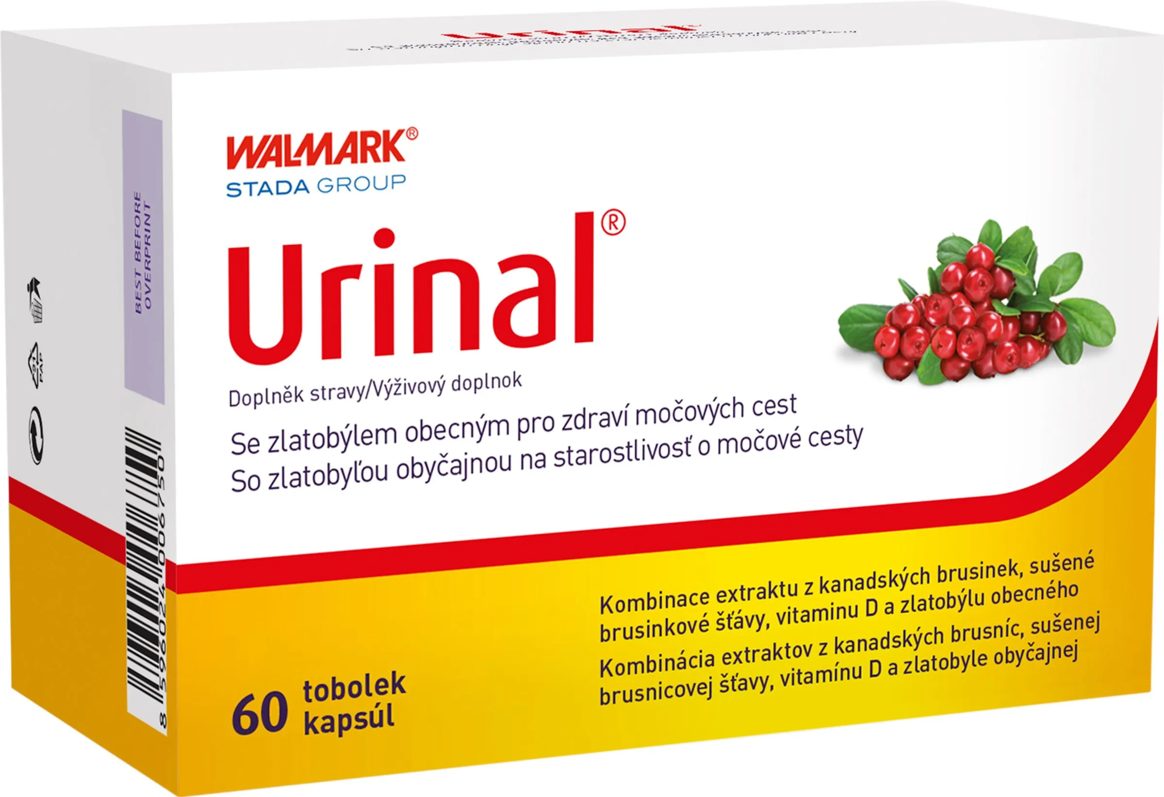 Urinal 1×60 cps, výživový doplnok