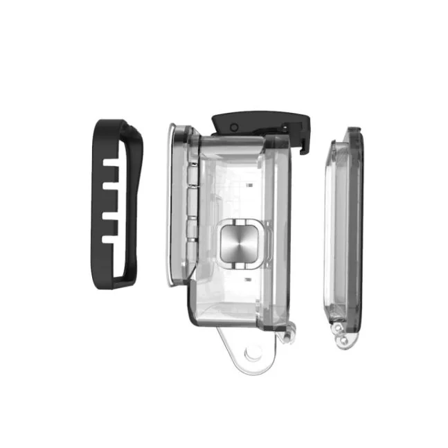 Telesin Waterproof vodotesné puzdro na GoPro Hero 8, čierne/priesvitné