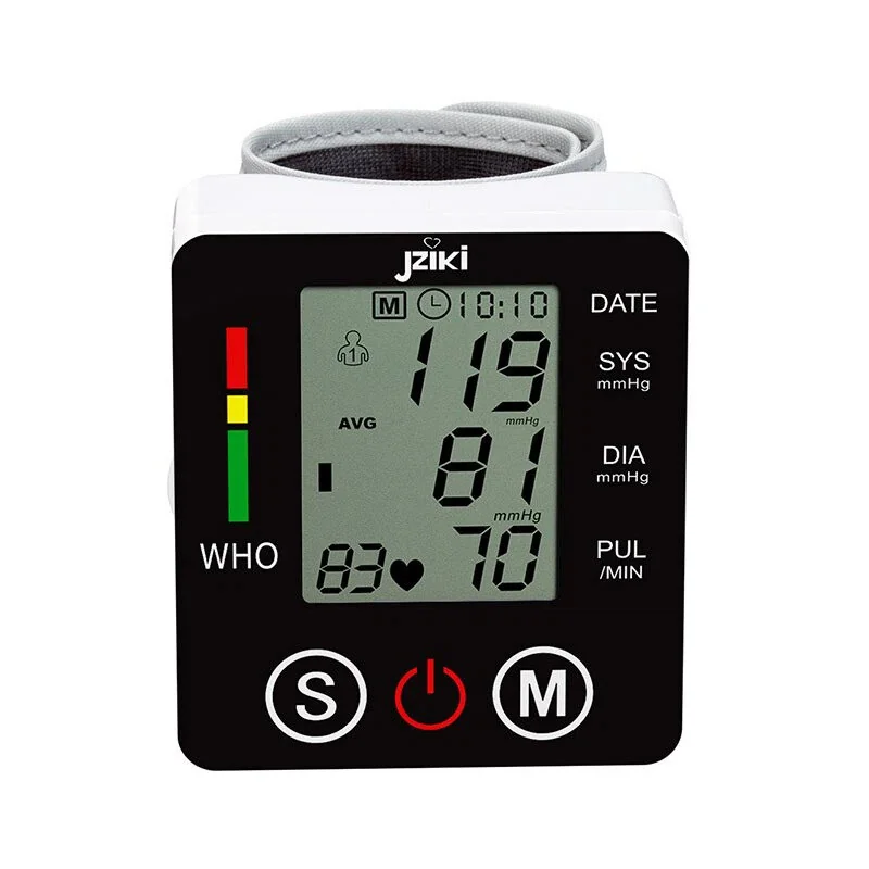 MG Blood Pressure digitálny tlakomer na zápästie, biely