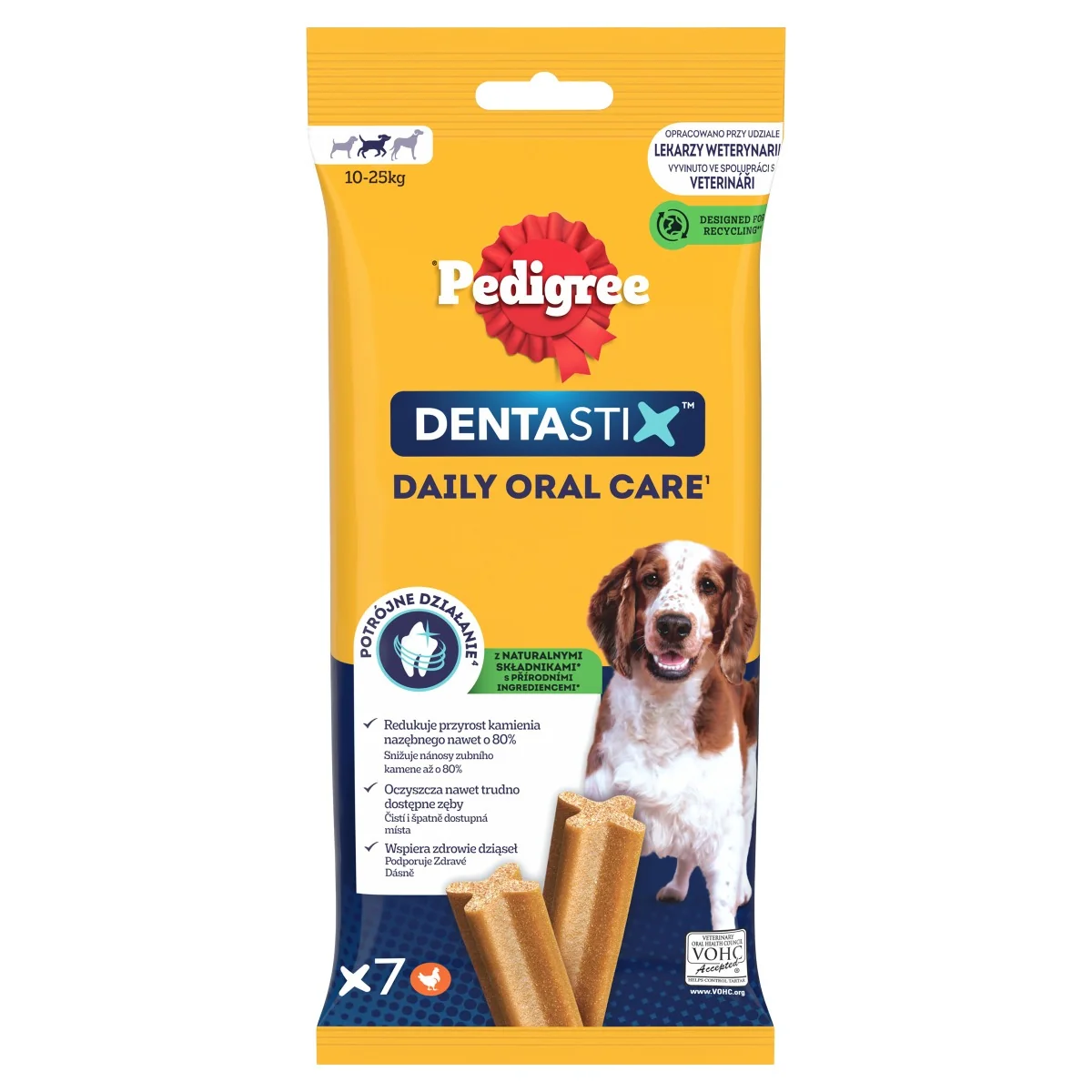 PEDIGREE pochúťka DentaStix Medium 7pack 1×7 ks, pochúťka pre psy