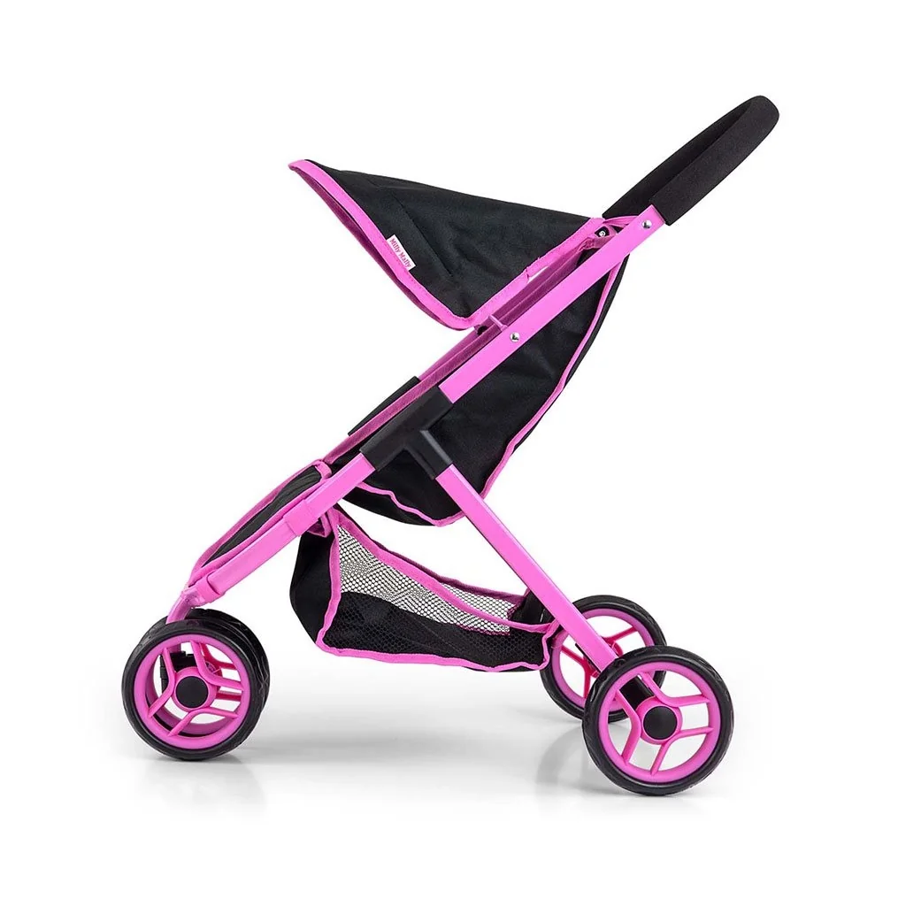 Detský golfový kočík pre bábiky Milly Mally Susie Prestige Black 