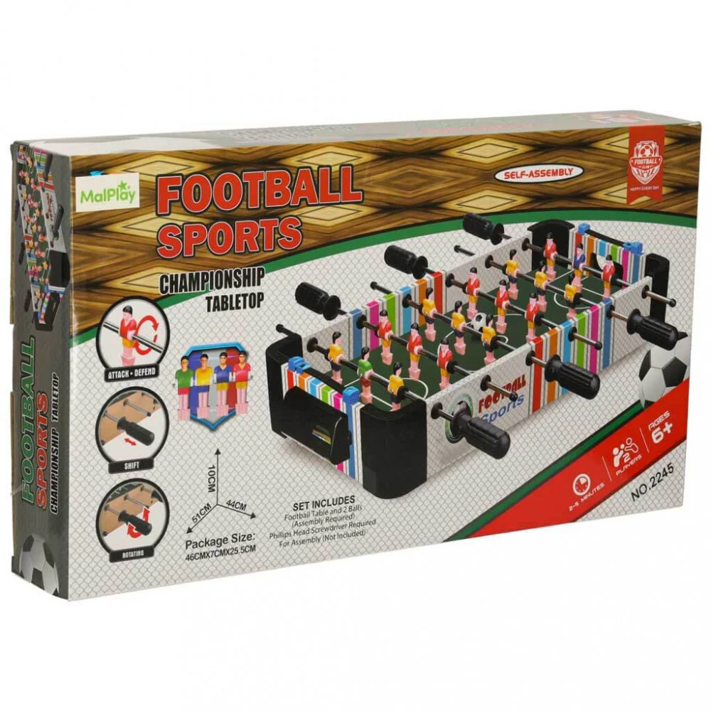 Stolný stolný futbal drevený 50 x 44 x 10cm-MOVEO